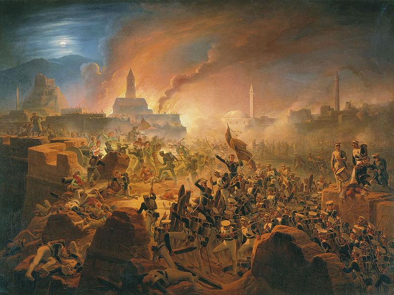 January Suchodolski Siege of Akhaltsikhe 1828, by January Suchodolski oil painting image